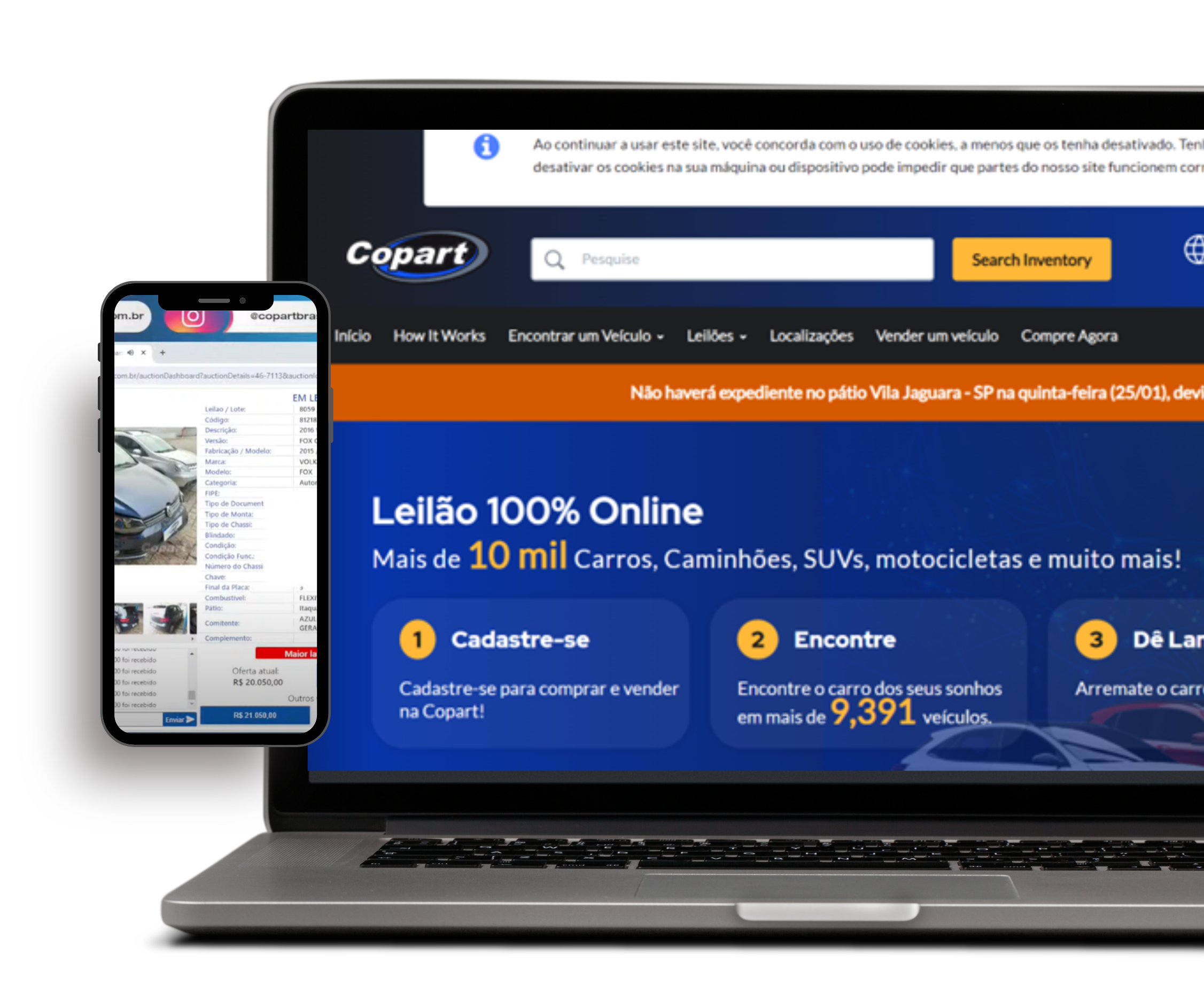 copart patented auction